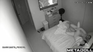 Naughty Greek brunette wife fucks a stranger spy cam record