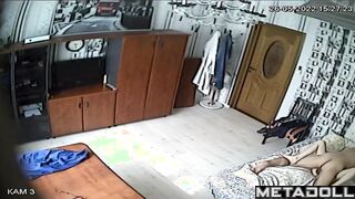 Mature Irish blonde wife forces her husband to cum voyeur cam