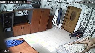 Mature Irish blonde wife forces her husband to cum voyeur cam