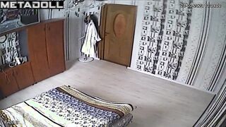 Mom and Dad having sex in their daughter’s room hidden IP camera