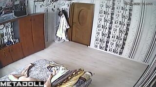 Mom and Dad having sex in their daughter’s room hidden IP camera