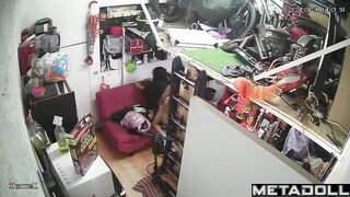Big tits Swiss brunette MILF pleases her husband spy cam record