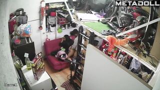 Big tits Swiss brunette MILF pleases her husband spy cam record