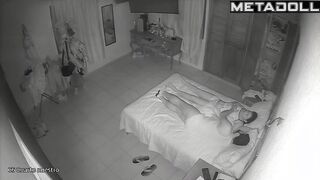 Amazing newly married couple fuck in the bedroom hidden cam