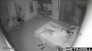 Amazing newly married couple fuck in the bedroom hidden cam
