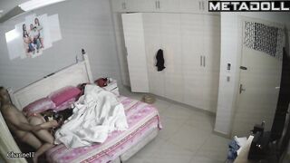British mature couple having sex in their bed wildly voyeur cam