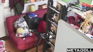 Amazing ass Canadian brunette step-mom fucked hard in Morning hidden cam