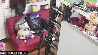 Amazing ass Canadian brunette step-mom fucked hard in Morning hidden cam