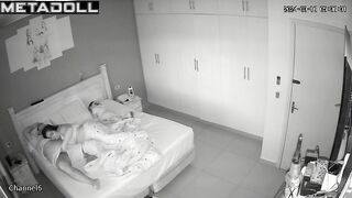 Naked Finnish brunette mother gets fucked while watching porn spy cam record