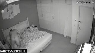 Chunky Italian brunette woman sucks old cock and got cum spy cam