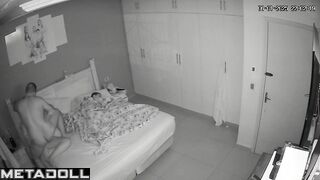 Chunky Italian brunette woman sucks old cock and got cum spy cam