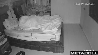 Amazing Canadian newly married couple having sex in their bedroom online