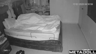 Amazing Canadian newly married couple having sex in their bedroom online