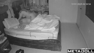 Amazing Canadian newly married couple having sex in their bedroom online