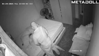 Tanned Danish blonde mature wife sex in the living room
