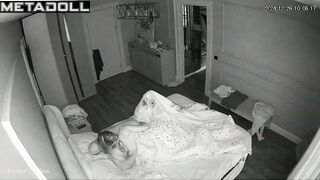Real Spanish mature couple fuck before going to sleep real spy cam