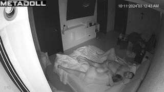 Amazing Irish mature couple fuck wildly in their bed real spy cam