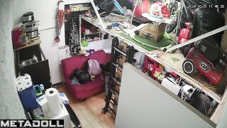 Welsh mature couple having sex in a hotel on vacation recording