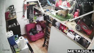 Welsh mature couple having sex in a hotel on vacation recording