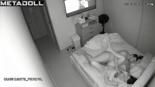 Skinny Israeli brunette mature wife gets creampied live