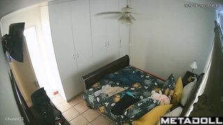 Innocent French brunette Onlyfans model changes her wet and dirty panties after work