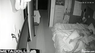 Petite girl fucks her boyfriend in pajamas