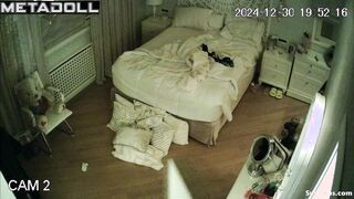 Cute college girl is naked in her room 2