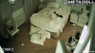 Cute college girl is naked in her room 2