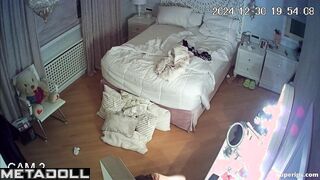 Cute college girl is naked in her room 2