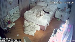 Cute college girl is naked in her room 2