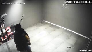 Korean college couple dances sexually