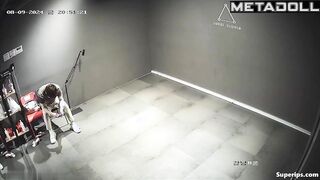 Korean college couple dances sexually