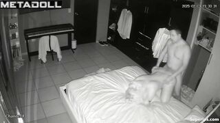 Married Latina woman receives oral sex