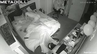 American couple smokes while fucking