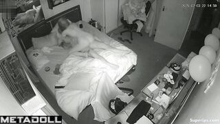 American couple smokes while fucking