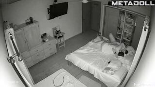 Fat Latina woman rides her husband