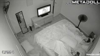 Young married couple fucks in their bed
