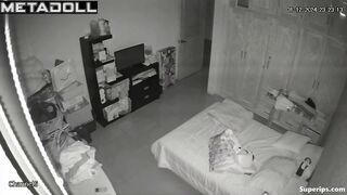 Latin woman gets fucked in her bed