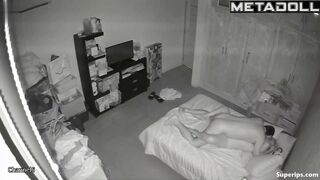 Latin woman gets fucked in her bed