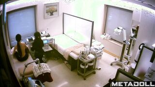 Young Korean girls get massages