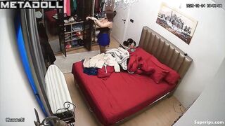 Mature Arab wife gets dressed in her room