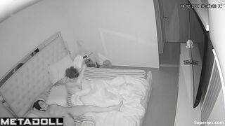 Latin lesbian couple has late-night sex