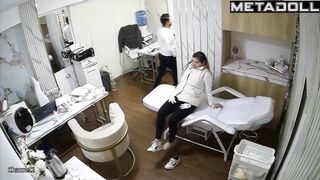 Amazing ass Ukrainian blonde woman gives her husband a blowjob live