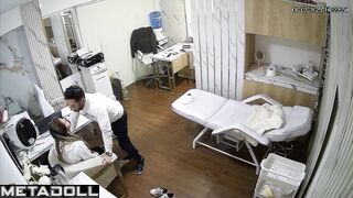 Amazing ass Ukrainian blonde woman gives her husband a blowjob live
