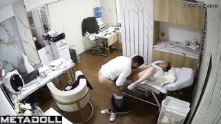 Amazing ass Ukrainian blonde woman gives her husband a blowjob live