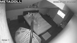 My neighbours fuck on their bed hard spy cam record