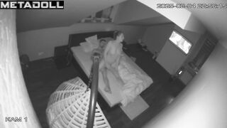 Tanned Finnish brunette step-mom fucks with an old man spy cam record