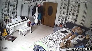 Georgeouse Russian mother fingers watching porn with a sex toys