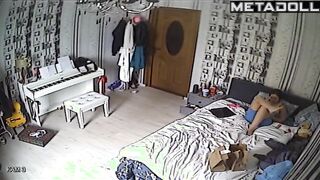Georgeouse Russian mother fingers watching porn with a sex toys