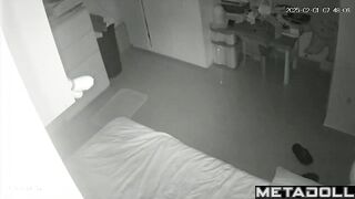 My girlfriend's parents fuck in the bedroom real spy cam